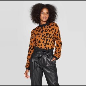 Who What Wear | animal print sweater